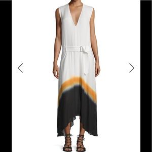 A.L.C. DELORO Silk Dip dye Tie-Dye Dress SZ 6 695